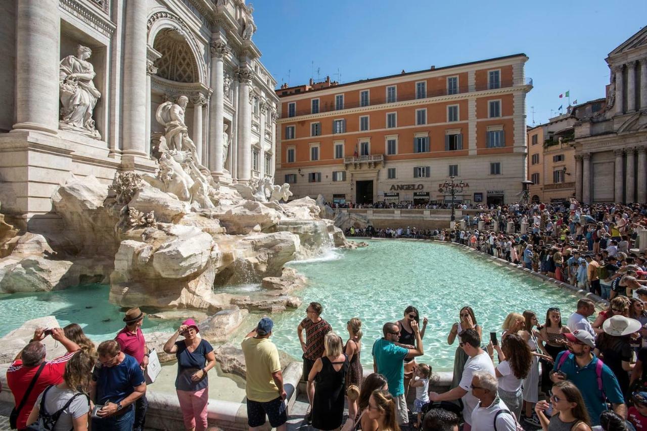 Апартаменты La Finestra Su Fontana Di Trevi - Charming View Рим Экстерьер фото